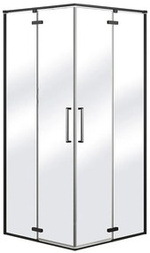 Sprchový kút štvorcový Beta 90x90x195 black