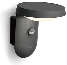 Philips - LED Vonkajšie nástenné svietidlo so senzorom TYLA LED/9W/230V 4000K IP44
