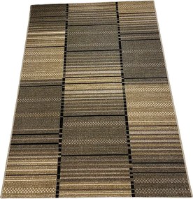 HU Béžovo-hnedý moderný koberec Lagos 429-Beige Rozmer: 140x190 cm