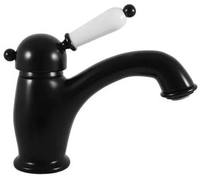 RAV SLEZÁK Labe umývadlová batéria bez výpuste čierna L526.0CMAT