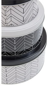 Kovové dózy v súprave 3 ks na potraviny Urban – Premier Housewares