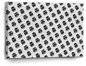 Sablio Obraz Star Wars Stormtrooper Pattern šikmý - 90x60 cm