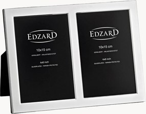 Postriebrený dvojitý fotorámik Salerno