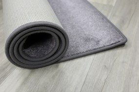 Vopi koberce Behúň na mieru Apollo Soft sivý - šíre 40 cm s obšitím