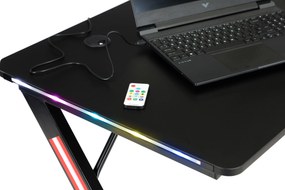 Počítačový herný stôl herný stôl s LED podsvietením