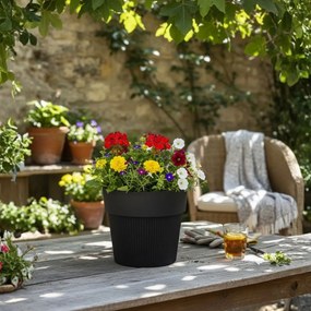 Květináč SILVA LINE 11,5x13,2 cm černý