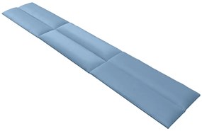 Čalúnený nástenný panel FRAME KRONOS 15x90 cm Farba: Svetlozelená