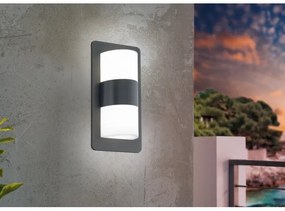 Eglo 98086 - Vonkajšie nástenné svietidlo CISTIERNA 2xE27/10W/230V antracit IP44