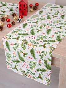 Vianočný behúň Zimné vetvičky - 40 × 180 cm
