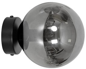 Nástenné svietidlo ROSSI 1xE14/10W/230V čierna/šedá