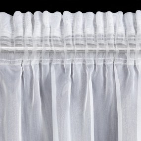 ZÁCLONA NA PÁSKE MIREA 350X150 CM BIELA