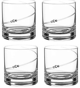 Diamante Silhouette poháre na whisky 310 ml 4 ks