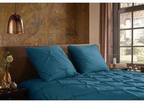 Predĺžené obliečky na jednolôžko z mikrovlákna v petrolejovej farbe 140x220 cm Pure Elegance – Good Morning