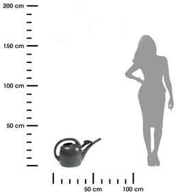 Kanva na polievanie Crystal, 10 l, čierna