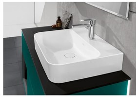 Villeroy & Boch Finion - Umývadlo 600x470 mm bez prepadu, alpská biela CeramicPlus 416861R1