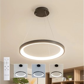 Brilagi - LED stmievateľný závesný luster na lanku FALCON SLIM LED/42W/230V pr. 50 cm čierna +DO