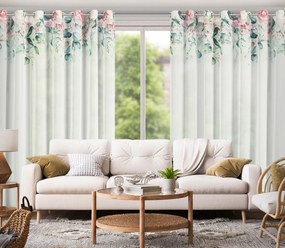 ZÁVES NA KRÚŽKOCH ALORA 350X250 CM LISTY