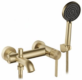 Rea Foster, vaňová batéria s ručnou sprchovou súpravou, zlatá matná, REA-B6445