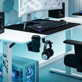 Výškovo nastaviteľný stôl Diablo X-Tensio 1400 biely