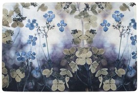 Podlahová rohožka kvety Hortenzie - 75 * 50 * 1cm