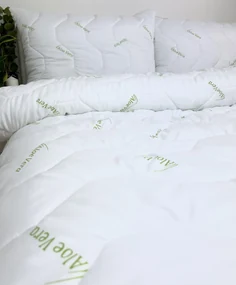 Set paplón 140x200 cm + vankúš 70x90 cm – Aloe Vera, antialergický, celoročné použitie, zľava -50%