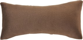 Hnedý chlpatý vankúš Velvet na náramky - 13 * 7 cm