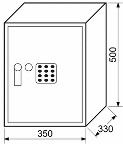 Elektronický sejf RICHTER RS50.EDK