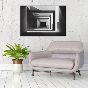 Obraz - Štvorcový tunel (90x60 cm)