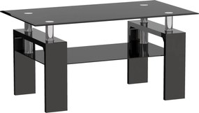 Vintino Konferenčný stolík PROTECTO 110x60 cm-čierny