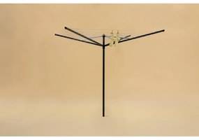 Antracitový vonkajší sušiak na bielizeň 50 m Topspinner – Brabantia