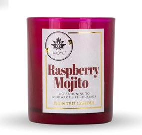 ARÔME Sviečka s vôňou drinku 125 g Raspberry Mojito