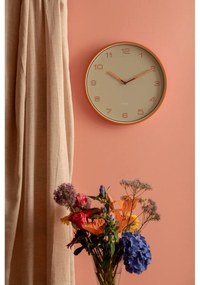 Dizajnové nástenné hodiny Karlsson 6013ORoranžové, priemer 40 cm