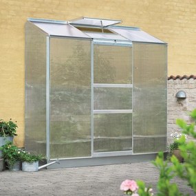 Skleník Halls Altan, Altan 2 / 0.91 m2, 3 mm tabuľové sklo, Zelená