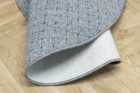 Koberec ZEMBLA 73 sivý / grafitový kruh