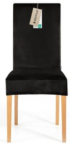 Restilo Napínací poťah na stoličku Sento čierna, 48 x 48 x 58 + 10 cm