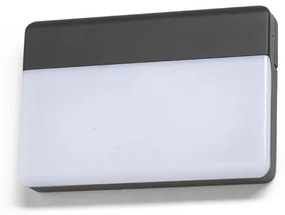 RENDL GAVIN nástenná antracitová mliečny akrylát 230V LED 13W IP65 3000K R13756