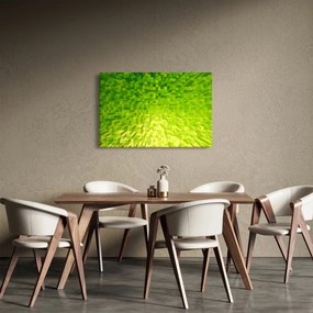 Obraz žltozelených kostičiek (90x60 cm)