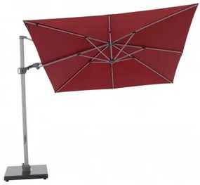 Knirps Knirps 275 x 275 cm - slnečník s bočnou tyčou : Farba slnečníka - bordó (vínová)
