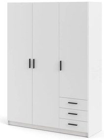 Biela šatníková skriňa 147x200 cm Sprint – Tvilum