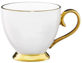 AMBITION Royal White-Gold porcelánový hrnček, 450 ml