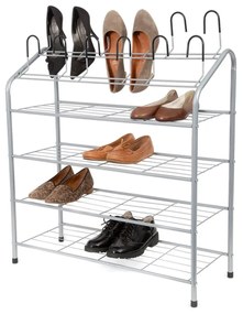 Štvorposchodový stojan na topánky s nadstavcom Compactor