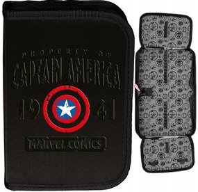 Školský set Captain America Avengers – batoh + peračník + taška na prezúvky