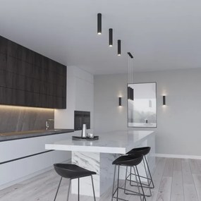 Sollux SL.0327 - Luster na lanku LAGOS 1 1xGU10/10W/230V čierna