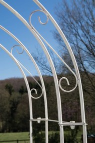 Oblúk na ruže Mel s bránkou - Krémová antik