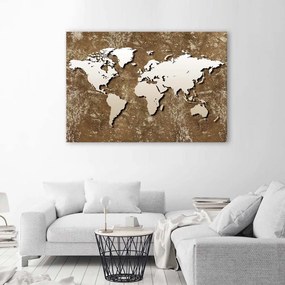 Gario Obraz na plátne Stará retro mapa sveta Rozmery: 60 x 40 cm