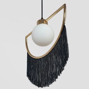 Toolight Toolight, závesné svietidlo 1xE27, APP779-3C, zlatá-čierna, OSW-07003