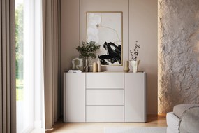 Komoda Elivo 150 cm - kašmírová / dub olejovaný