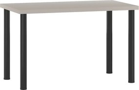 Vintino Jedálenský stôl LUXOR 120 × 68 cm – kašmír / čierne kovové nohy