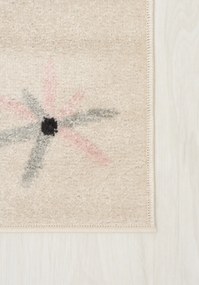 TA Koberec H321A BIELA/RUŽOVÁ HAPPY FBA Rozmer: 80x150 cm