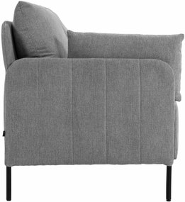 Sedačka Ziden 2-miestna látka - svetlosivá